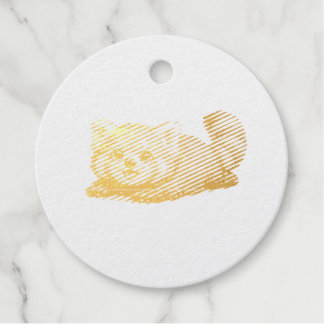 Süßes Rotpanda-Design zum Entspannen im Kawaii-Sti Geschenkanhänger