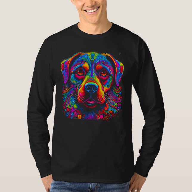 Süßes Rottweiler-Hund-Design T-Shirt (Vorderseite)