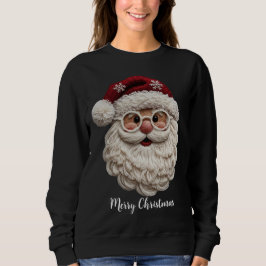 Süßes Santa-Gesicht-Shirt zum Weihnachtsfest  Sweatshirt
