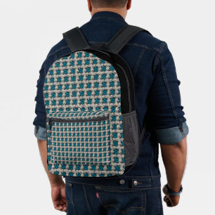 Süßes Schildkröten-Blumenmuster Bedruckter Rucksack