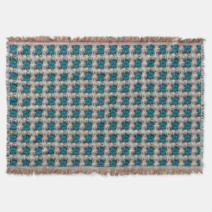 Süßes Schildkröten-Blumenmuster Decke