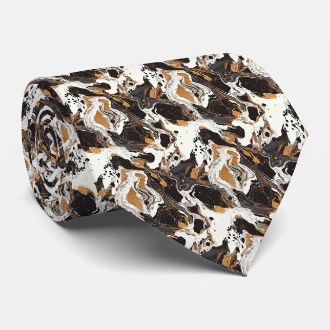 Süßes Schildkrötenpanzer-Muster  Krawatte (Gerollt)