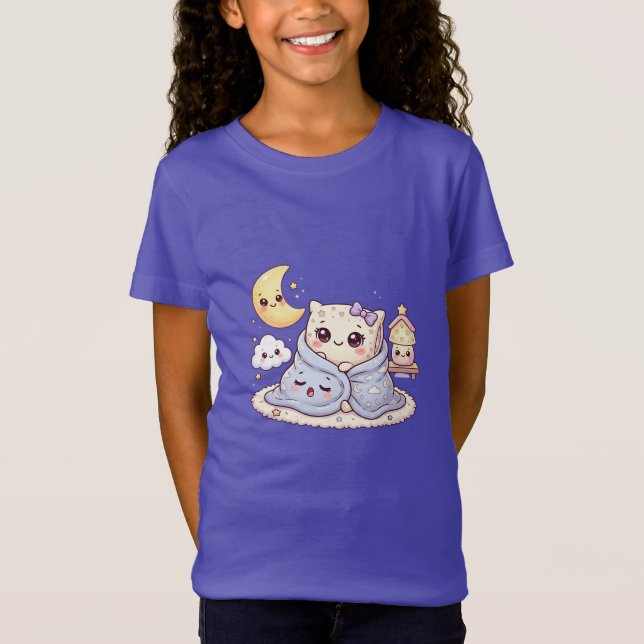 Süßes Schlaf Freunde Kinder T-Shirt (Vorderseite)