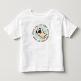 Süßes Schlafendes-Mops-Baby-Shirt | Essen Schlafen Kleinkind T-shirt