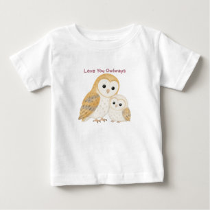 Süßes Schleiereulen-Baby-T-Shirt Baby T-shirt