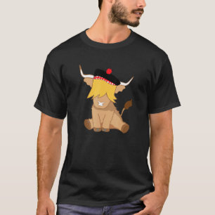 Süßes schottisches Highland-Rindbaby T-Shirt