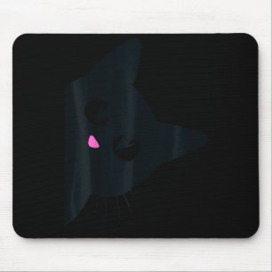 Süßes schwarzes Katzen-Halloween-Kostüm-Kätzchen-K Mousepad