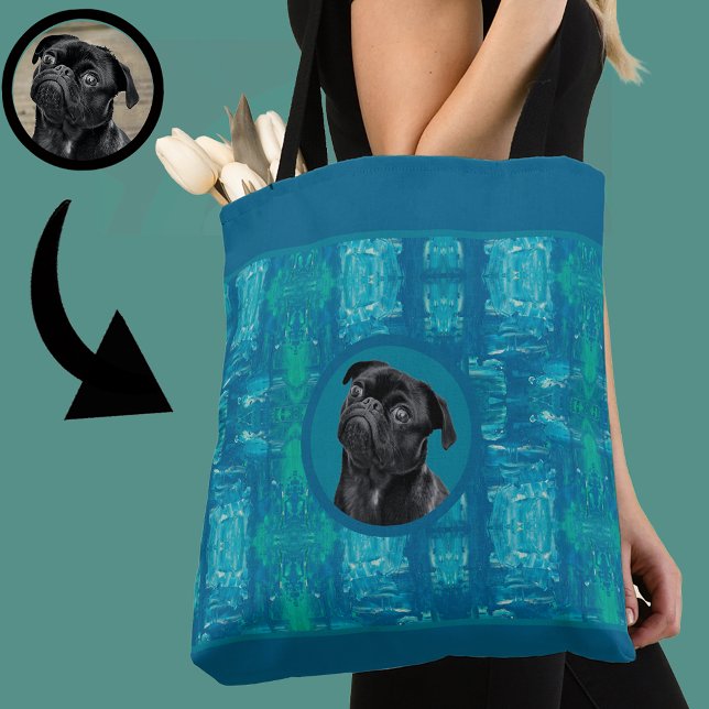 Süßes schwarzes Pug-Gesicht Charm | Einzigartiges  (Von Creator hochgeladen)