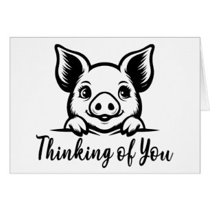 Süßes Schwein, das an Dich denkt, vermisst Dich, l