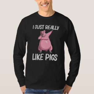 Süßes Schwein für Männer Frauen Vieh Tier Lebensmi T-Shirt