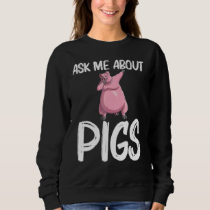 Süßes Schwein für Männer Frauen Vieh Tier Nahrung Sweatshirt