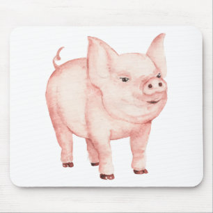 Süßes Schwein Geschenk Bauernfrau Landmädchen Mousepad