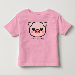 Süßes Schwein-Shirt Lustiger Oink-Spruch Kawaii Sc Kleinkind T-shirt