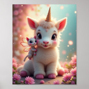 Süßes seltenes Tier Poster