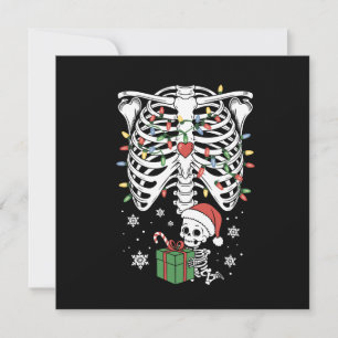 Süßes Skelett-Baby Weihnachten Schwangerschafts-Ma