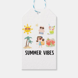 Süßes Sommer-Shirt für Kinder. Geschenkanhänger