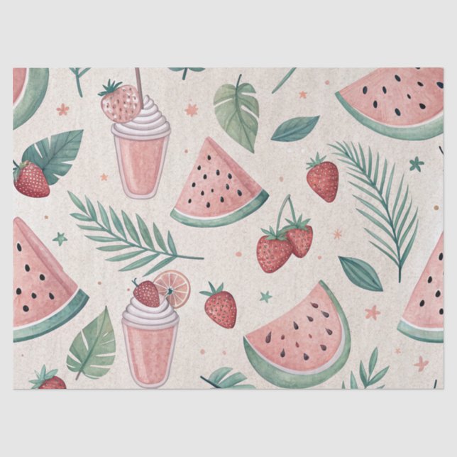 Süßes Sommer-Tissue-Papier Seidenpapier (Vorderseite)