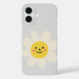 Süßes Sonnen-Emoji-Handyhülle – Ästhetisches gelbe iPhone 16 Hülle
