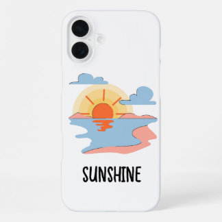 süßes Sonnenschein-Handyhülle iPhone 16 Plus Hülle