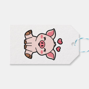 Süßes Sparschwein Geschenkanhänger