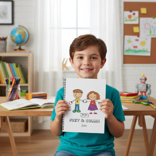 Süßes Spiralnotizbuch für Kinder stilvoll Notizbuch