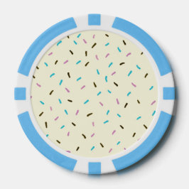Süßes Sprinkles Poker Chips (Vanilla Cream)