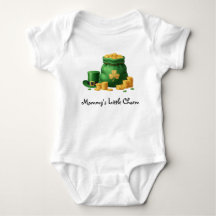Süßes St. Patrick’s Day Foto Baby T-Shirt