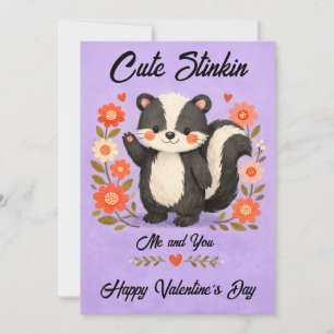 Süßes, stinkendes Frohes Valentinstag Feiertagskarte