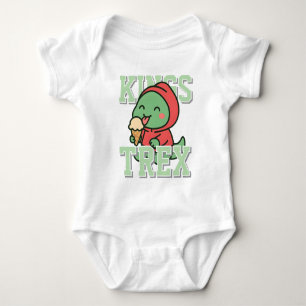 Süßes T-Rex-Dinosaurier Unisex Mann Frau Kleidung Baby Strampler