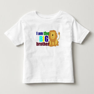 Süßes T-Shirt für großen Bruder mit Löwen-Kleinkin