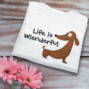 Süßes T-Shirt mit Dachshund