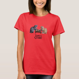 Süßes Tabby-Gambit-Damen-T-Shirt T-Shirt