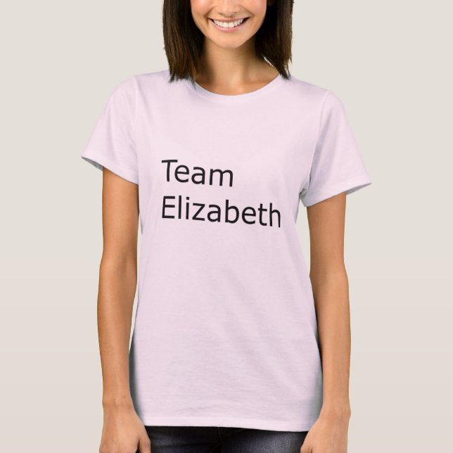 Süßes Tal - Team Elizabeth T-Shirt (Vorderseite)