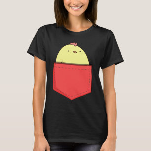 Süßes Taschenküken Küken in der Tasche für Kinde T-Shirt