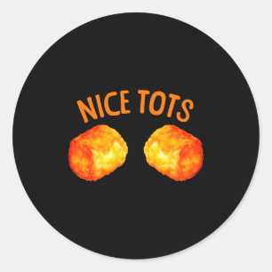 Süßes Tater Tots Design Für Männer Frauen Kinder T Runder Aufkleber