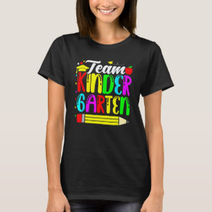 Süßes Team Kindergarten Bleistift Zurück zur Schul T-Shirt