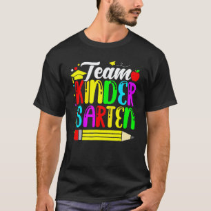 Süßes Team Kindergarten Bleistift Zurück zur Schul T-Shirt