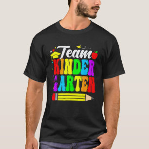 Süßes Team Kindergarten Bleistift Zurück zur Schul T-Shirt