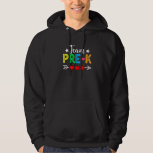 Süßes Team Pre-K-Lehrer Schüler Zurück zur Schule Hoodie