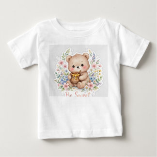 Süßes Teddybär-Baby-Shirt - sei süß Baby T-shirt
