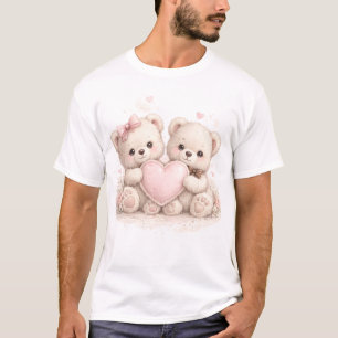 Süßes Teddybär-Liebe-T-Shirt – Bezauberndes Bärenp T-Shirt
