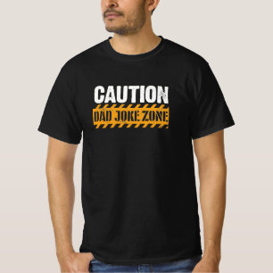 Süßes Textdesign Väter-Witz-Zone T-Shirt