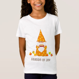 Süßes Thanksgiving-Gnom & Herbstlaub T-Shirt