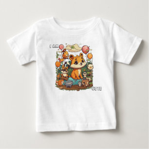 Süßes Tier-Cartoon neues Design ich bin süß Baby T-shirt