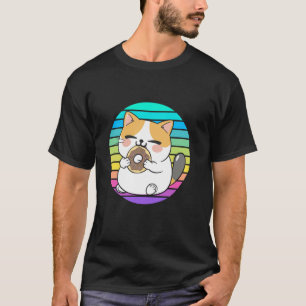 Süßes Tier Katze Kätzchen mit Sonne, Jungen, Mädch T-Shirt