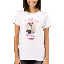 Süßes Tier-T-Shirt, Lustiges Straußen-Tee