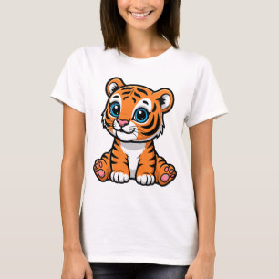 Süßes Tiger-T-Shirt – Bezauberndes Tier-Grafik-T-S T-Shirt