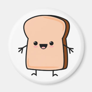 Süßes Toastbrot Magnet