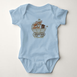 Süßes Traumland Waldtiere   Babyfuchs, Reh Baby Strampler