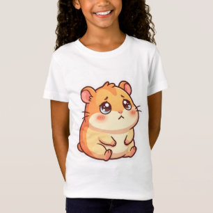 Süßes trauriges Chibi-Hamster-Meme-Kinder-T-Shirt T-Shirt
